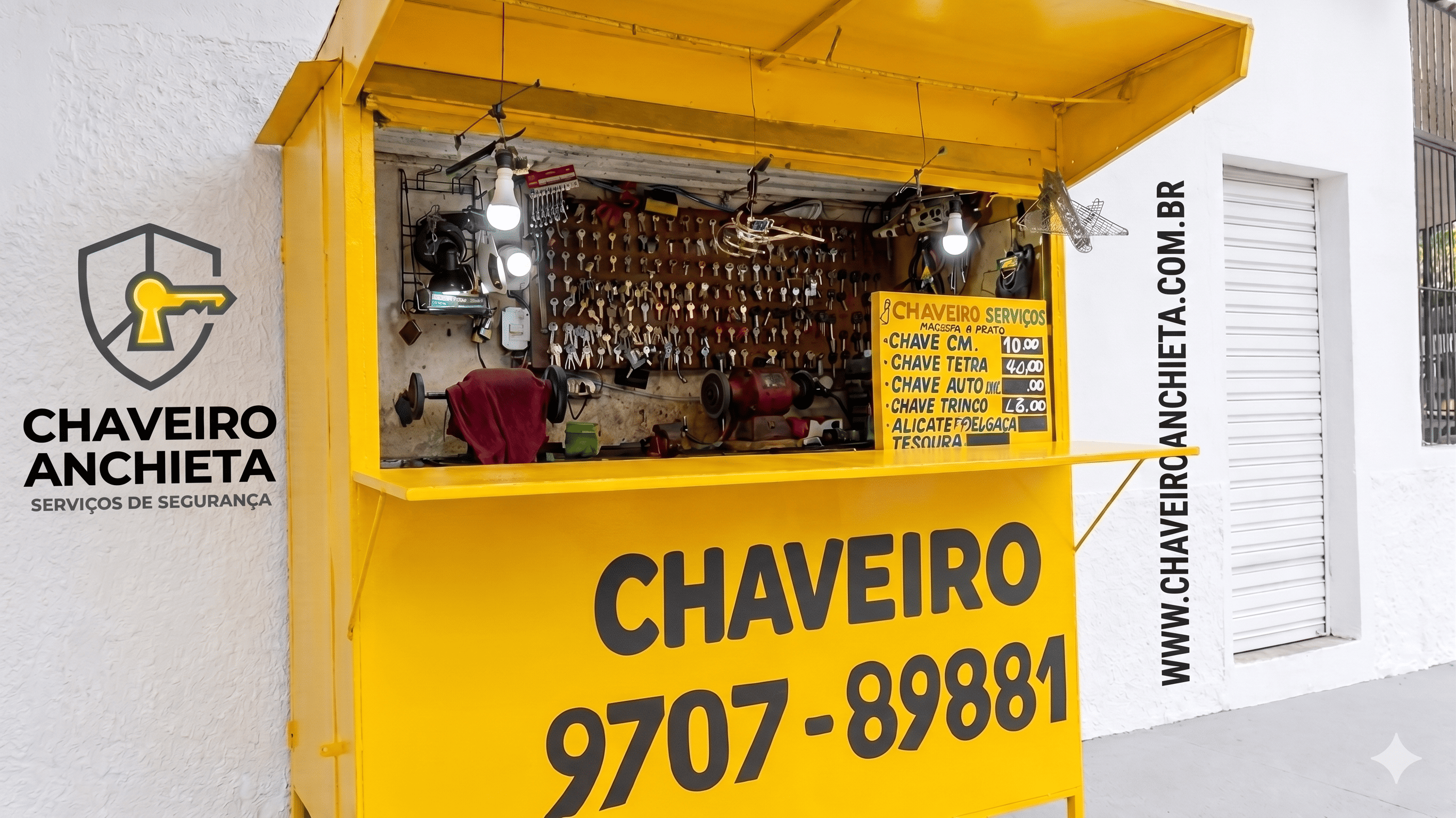 Chave mestra para condomínios em Anchieta